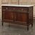 French 19th Century French Louis XVI Mahogany Buffet ~ Credenza With Carrara Marble For Sale - Image 3 of 9