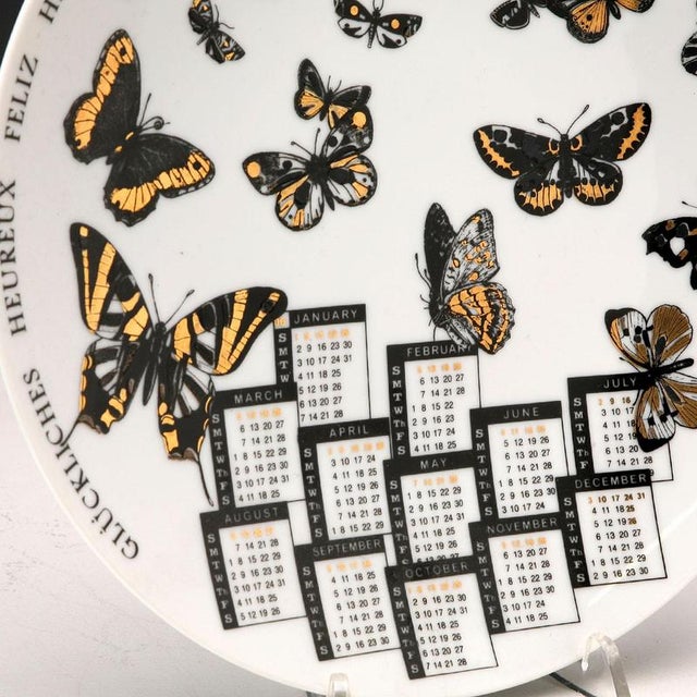 Calendar Series Plate by Piero Fornasetti, 1950s For Sale - Image 4 of 9