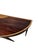 1980s Stickley Federal Style Demilune Mahogany Inlaid Yew Wood Hall Console Table For Sale - Image 11 of 18