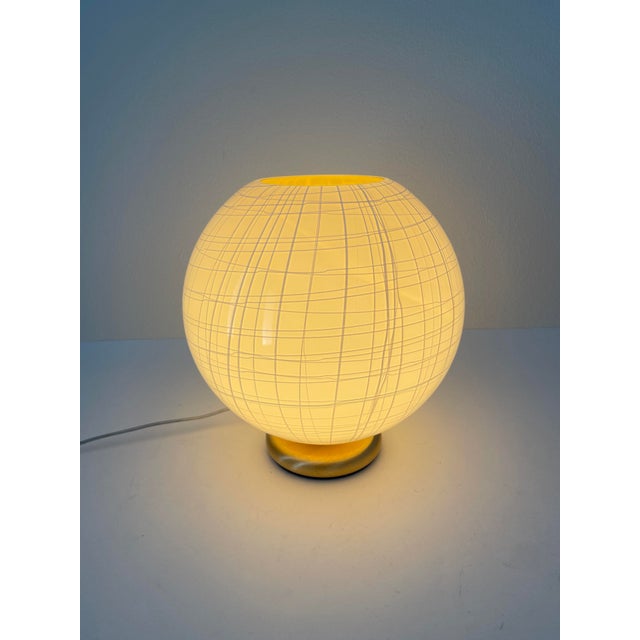 Peonia T 25 Table Lamp in Cream Murano Glass from La Murrina, 1990s For Sale - Image 13 of 17