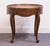 Baker Furniture Solid Walnut Country French Provincial 26" Round Accent End Table For Sale - Image 10 of 10