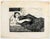1950s 1950s Ruth Leaf Karen Sleeping Female Woodcut For Sale - Image 5 of 5