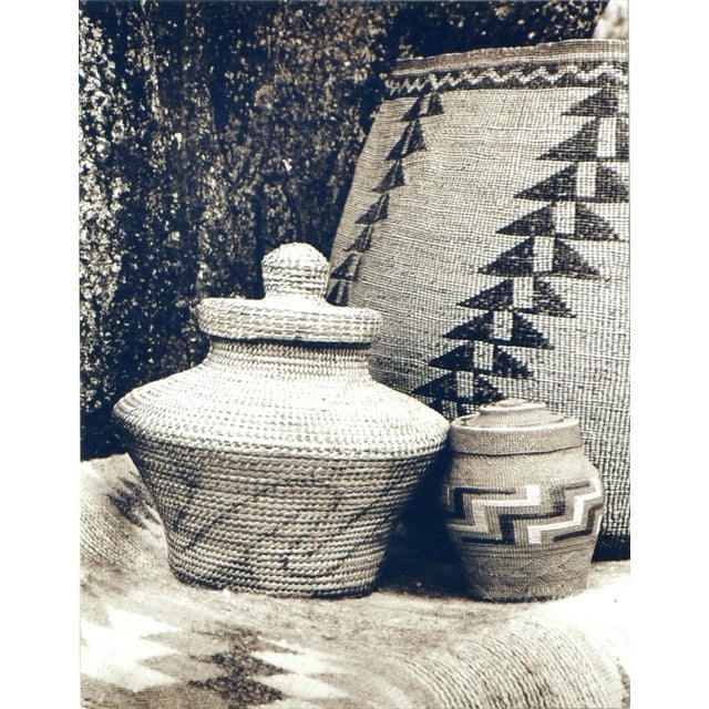 Indian Baskets - Set of Three Photographs by Nancy Maynard For Sale - Image 4 of 10