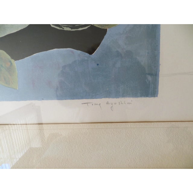 Figurative Lithograph " Still Life With Plums "Numbered 195/275 and Signed by Agostini For Sale - Image 3 of 6