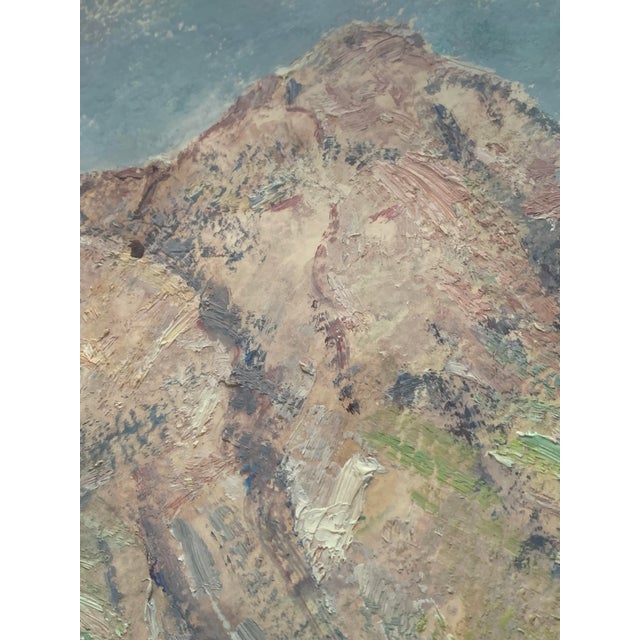 "Landscape painter Mantovani is an objective and calm descriptor of georgic and alpine motifs and of well-perspectived...