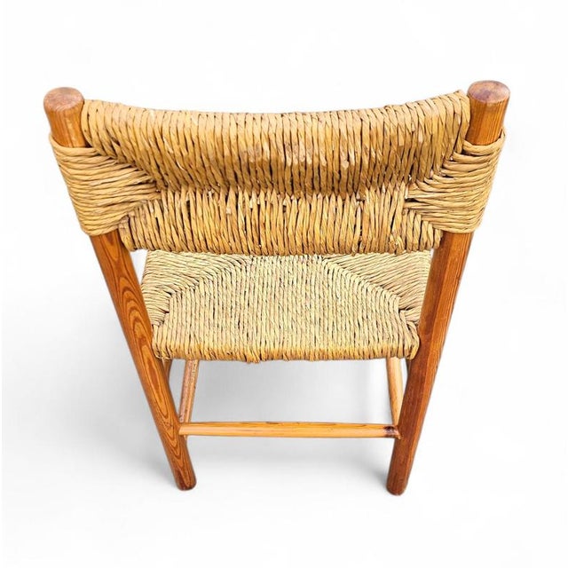 Vintage French Pine Dining Chairs, 1950s, Set of 2 For Sale - Image 12 of 18