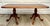 English Georgian Revival Burl Veneer Coffee Table With Double Pedestal Base For Sale - Image 11 of 18