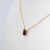 1.6Ct Red Spinel Solitaire Pendant Necklace With Chain in Solid 14k Gold, 8x6mm For Sale In Columbus - Image 6 of 8