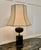 Oriental Style Black Table Lamp in Brass, 1960 For Sale - Image 3 of 8