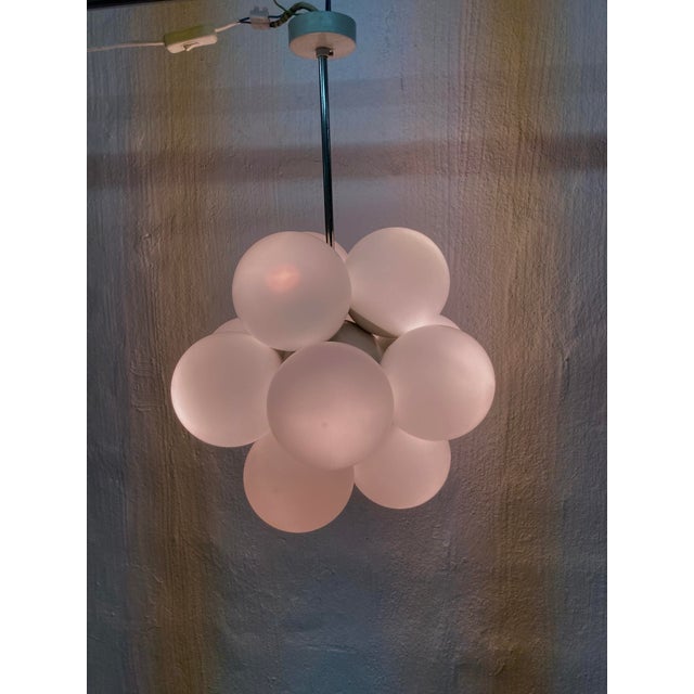 Cream Space Age Sputnik Chandelier from Kaiser-Leuchten, 1970s For Sale - Image 8 of 14