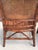 Vintage Chinoiserie Rattan Bamboo Armchairs Woven Cane Seat & Backrest 1970s For Sale - Image 10 of 14