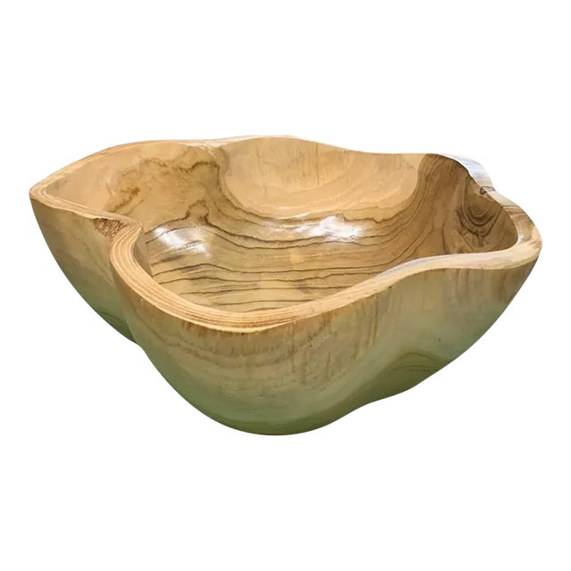 Medium Wooden Bowl For Sale