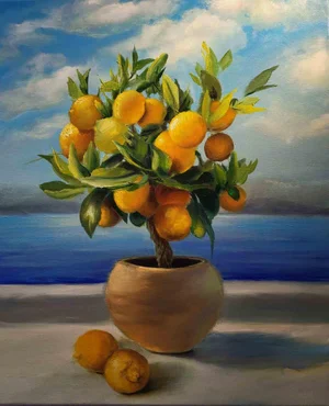 Elena Mardashova, Greece, Oil Painting, 2023