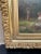Antique Country Landscape With Three Ladies in a Carved Giltwood Frame For Sale - Image 9 of 17