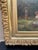 Green Antique Hand Painted Framed Oil on Canvas Ladies in a Landscape Painting For Sale - Image 8 of 16