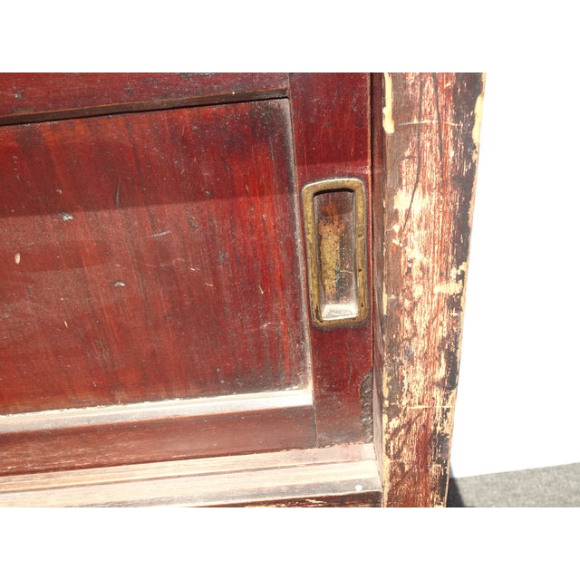 Share Antique 1900's Wabisabi Japanese Antique Tansu Storage Cabinet Sideboard For Sale - Image 15 of 18