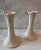American Pair of Lenox Woodland Collection Candle Holders For Sale - Image 3 of 9