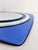 Vintage Italian Space Age Wall Mirror in Cobalt Blue Beveled and Mirrored Glass, 1970s For Sale - Image 9 of 13