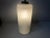 White Vintage Tubular Pendant Light in Pinstriped Glass from Voss, 1950s For Sale - Image 8 of 9