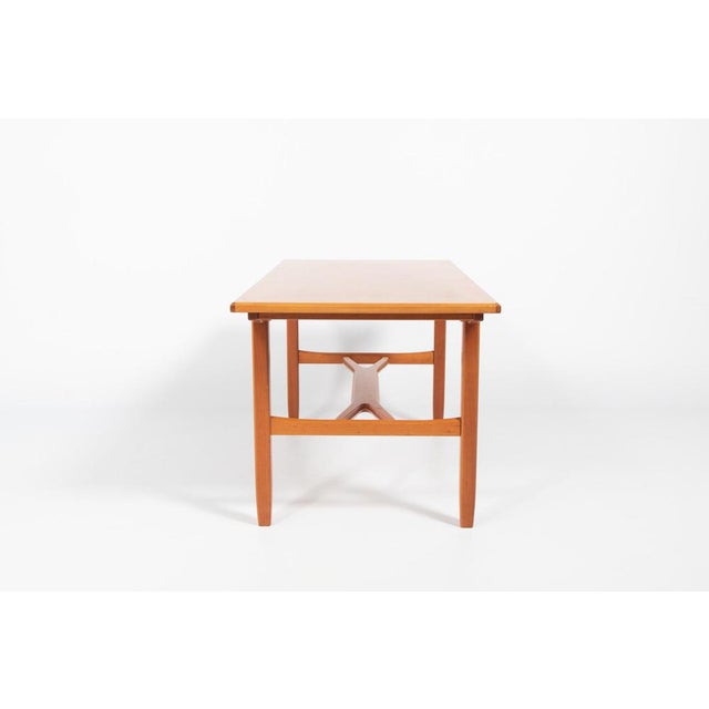 Brown Coffee Table by Malmsten for Mobelfabriks, 1960s For Sale - Image 8 of 12