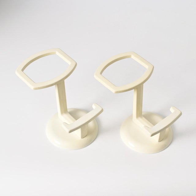 German Space Age Metal Coat Hooks from Schönbuch, 1970s, Set of 2 For Sale - Image 10 of 10