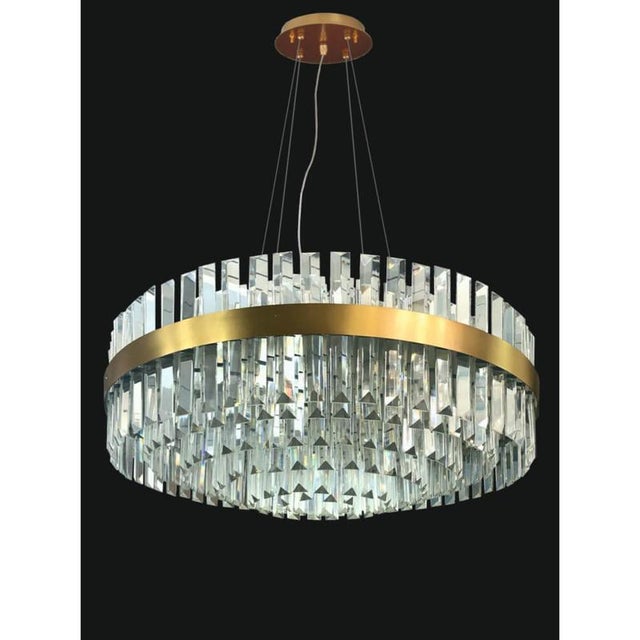 Collection Minerva Chandelier in Metal and Crystal by Jago For Sale - Image 4 of 17