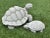 Gray Cast Stone Tortoise Garden Ornament For Sale - Image 8 of 8