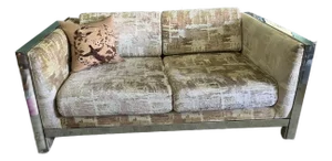 1960s/70s Chrome Selig Loveseat