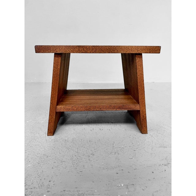Contemporary Japanese Wooden Step Stool, Fumidai, 1970s For Sale - Image 3 of 11