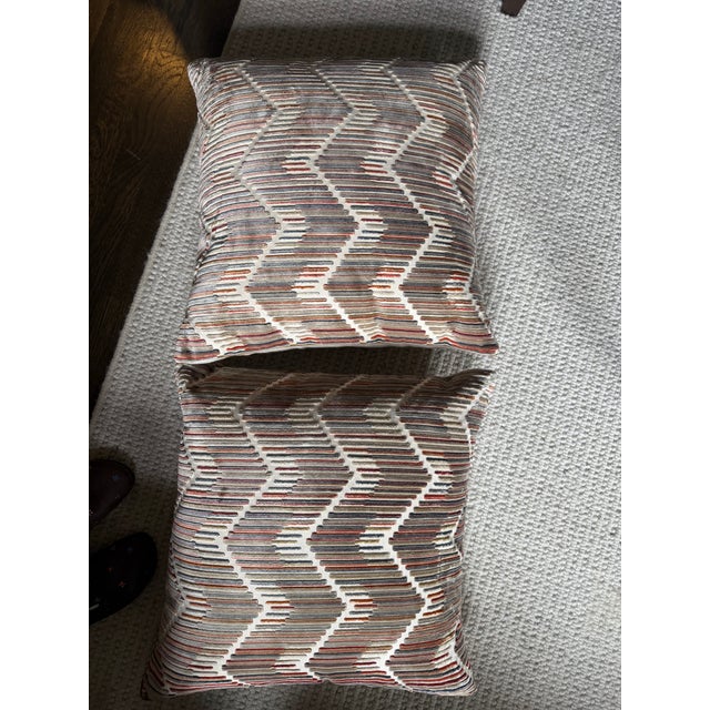 Transitional Ryan Studio Hilo Pillows, Amber (Pair) For Sale - Image 3 of 5