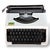A classic Brother 700 portable typewriter, dating from the late 1960s–early 1970s, finished in a crisp cream body with...