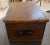 1940s Antique Primitive Wooden Chest With Original Iron Hardware & Aged Patina For Sale - Image 5 of 8