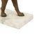 Art Deco Gold-Colored Zamak Dog on Marble Base For Sale - Image 4 of 14