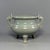 Vintage Chinese Longquan Celadon Porcelain Incense Burner | One of a Kind, Sculpted Dragon‑Shaped Handles For Sale - Image 4 of 6