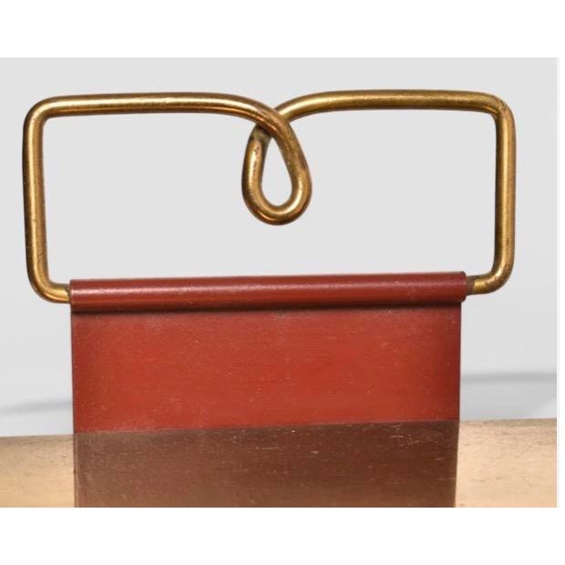 Mid-Century Modern 1950s Jacques Adnet (Attribution) Wall Sconces - a Pair For Sale - Image 3 of 6