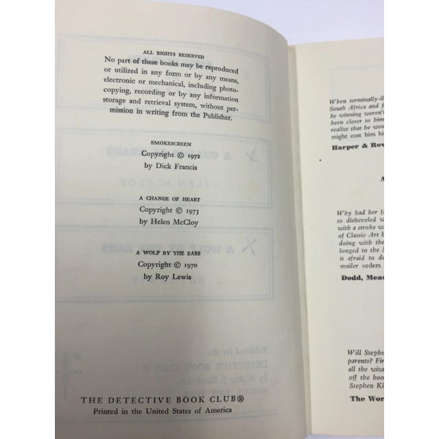 McCloy Francis Lewis 1973 Detective Book Club For Sale - Image 4 of 5
