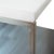 Schumacher Mid-Century Modern Schumacher Steel and White Marble End Table For Sale - Image 4 of 5
