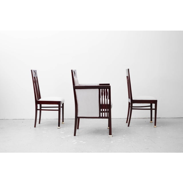 Antique Art Nouveau Seating Group by Hans Christiansen for Ludwig Schäfer, 1890s, Set of 3 For Sale - Image 13 of 18
