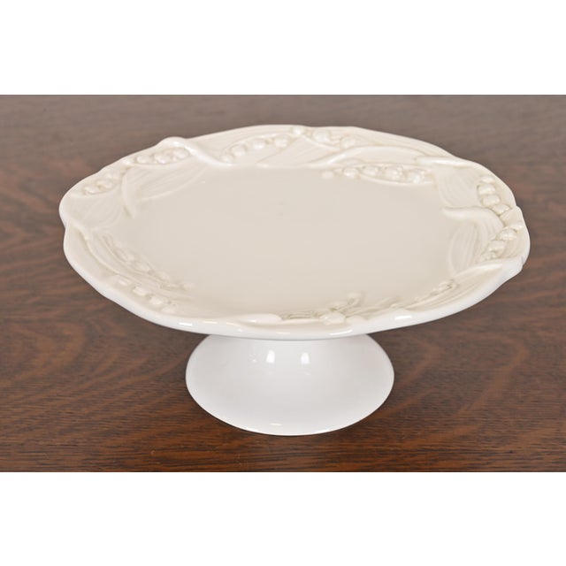Tiffany & Co. Italian Porcelain Pedestal Tazza or Cake Stand For Sale - Image 10 of 10