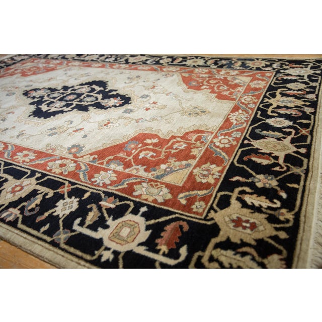 Vintage Armenian Serapi Design Rug - 6'2" X 9'1" For Sale - Image 10 of 12