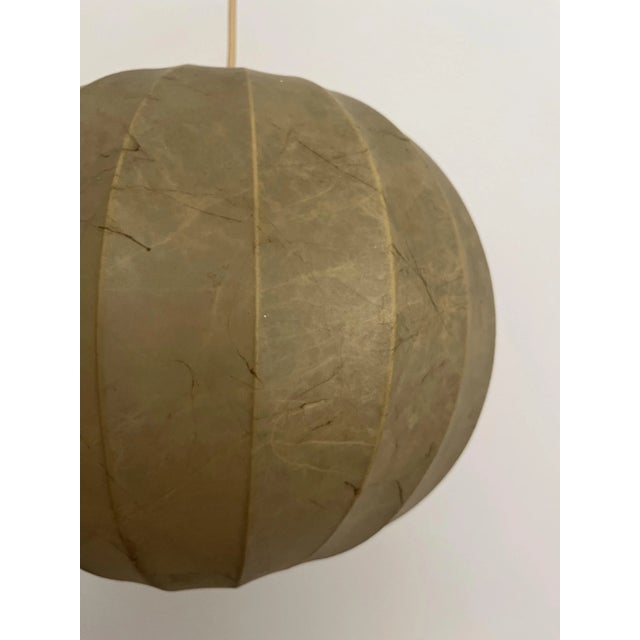 Mid-Century Modern German Cocoon Pendant from Goldkant Leuchten, 1960s, Set of 2 For Sale - Image 11 of 18