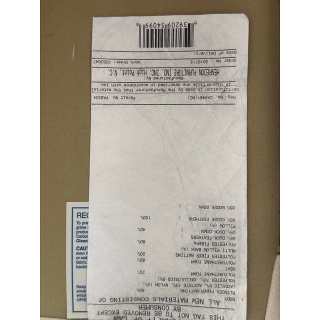 Late 20th Century Henredon Furniture Upholstered Sofa For Sale - Image 11 of 12