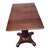 Wood 19th C Antique Empire Mahogany Drop Leaf Side Table Turned Legs For Sale - Image 7 of 18