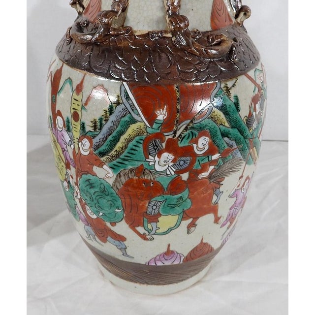 19th Century Chinese Nankin Porcelain Vases, Set of 2 For Sale - Image 18 of 18