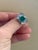 Early 20th Century 2.5 Carat Emerald Cut Colombian Emerald and Diamond 18 Karat Gold Ring Estate For Sale - Image 5 of 18