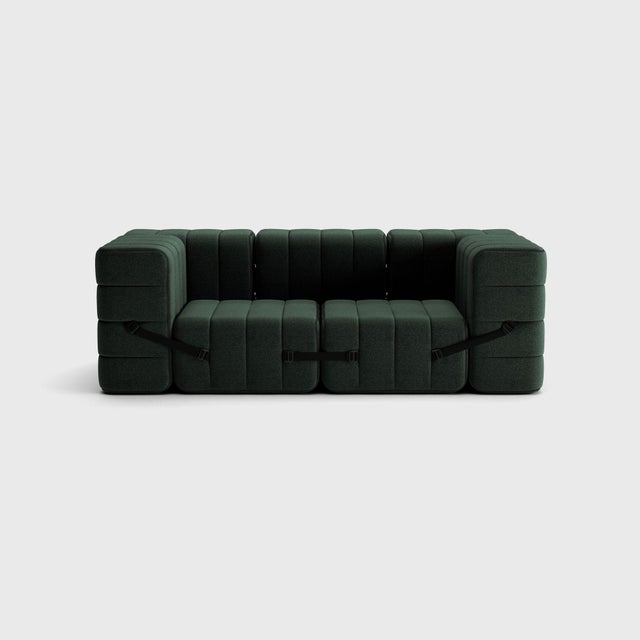 Not Yet Made - Made To Order Flexible Two-Seater Sofa with Armrests by Ambivalenz, Set of 7 For Sale - Image 5 of 5