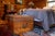 This antique Chinese camphor wood blanket chest is a beautifully hand-crafted example of traditional Chinese decorative...