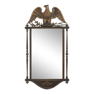 Vintage Federal Bald Eagle Wall Mirror by Burwood Products For Sale