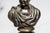 Amazing Pair Antique Bronze English Neoclassical Grand Tour Statue Sculpture Bust Royalty Home Decor For Sale - Image 10 of 17