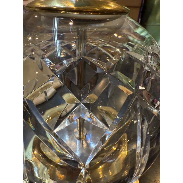 This lovely well cared for Waterford listers fine cut crystal lamp adds a touch of light city and class to your life....